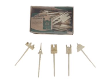 Piques Bambou 50pcs