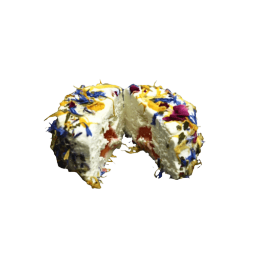 Apolline aux fleurs crottin frais aux roses - 100g